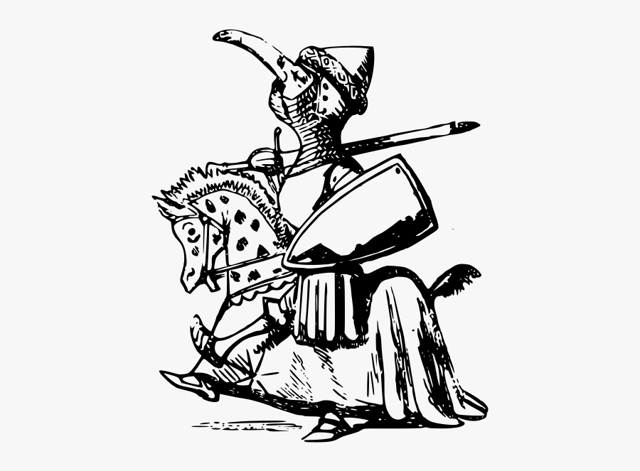 Caricature Of A Knight, Transparent Clipart