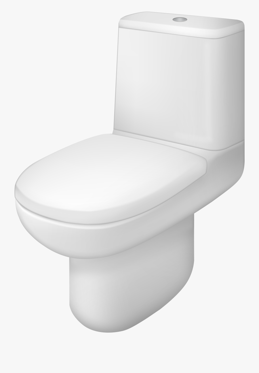 Ceramic One Piece Toilet Png Clip Art - Chair, Transparent Clipart