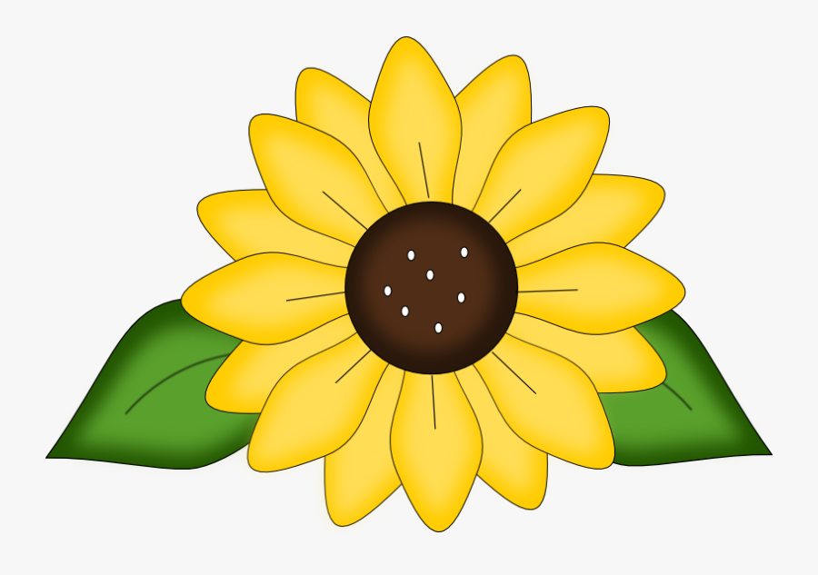 Clipart Cartoon Transparent Background Sunflower , Free Transparent