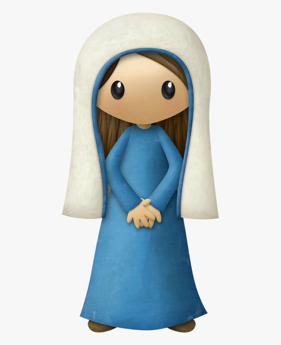 Kaagard Silentnight Woman Png - Nativity Scene Cartoon Printable, Transparent Clipart