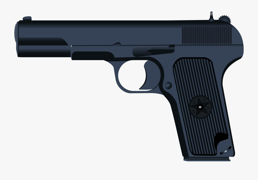 Pistol Clipart Airsoft Gun - Tokarev Tt 33 Png, Transparent Clipart