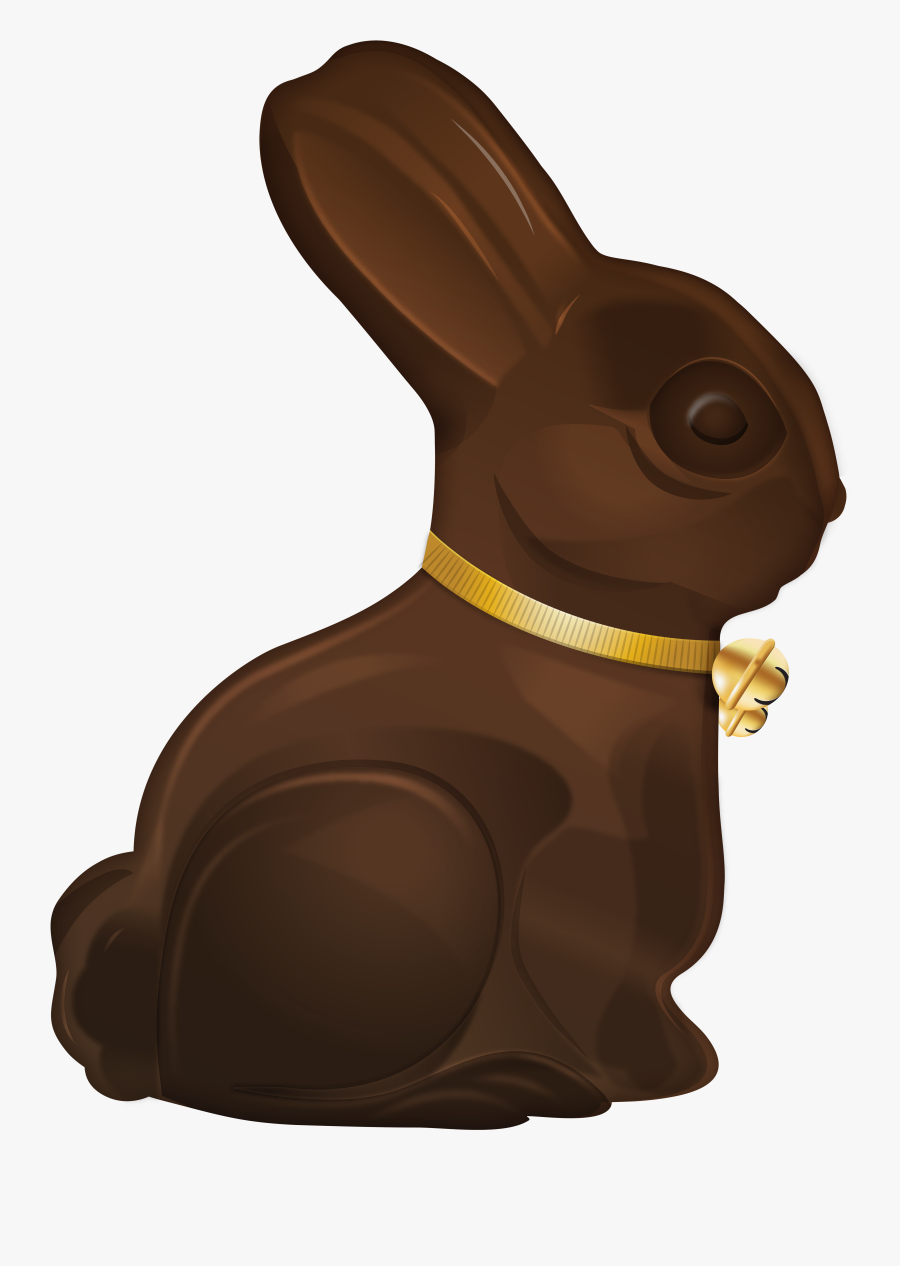 Transparent Chocolate Clip Art - Chocolate Bunny Clipart Png, Transparent Clipart