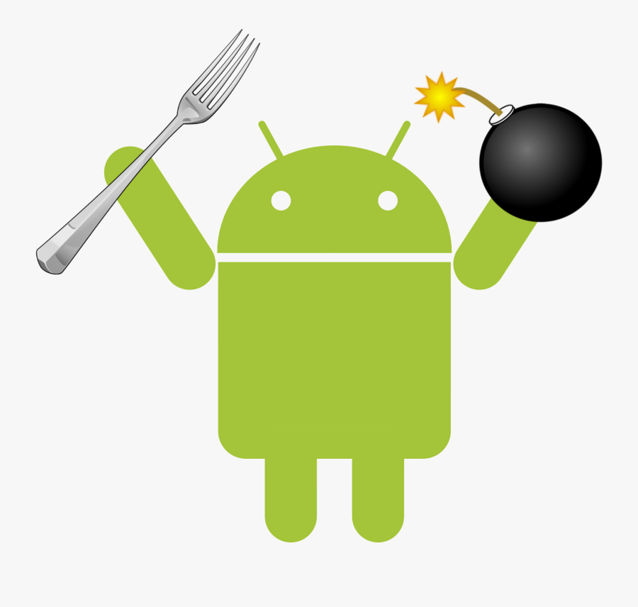Fork Clipart Green Fork - Android Fork, Transparent Clipart