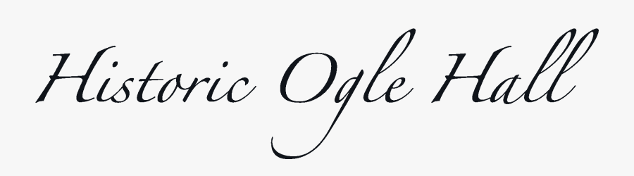 Historic Ogle Hall - Calligraphy, Transparent Clipart