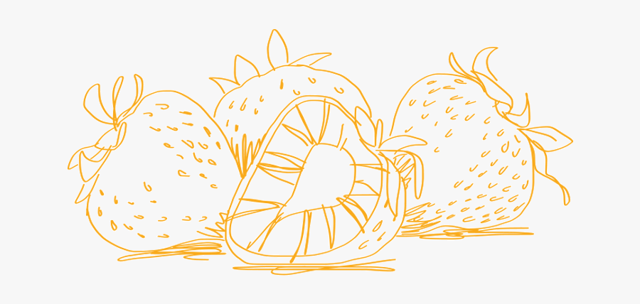 Strawberrydrawing - Illustration, Transparent Clipart