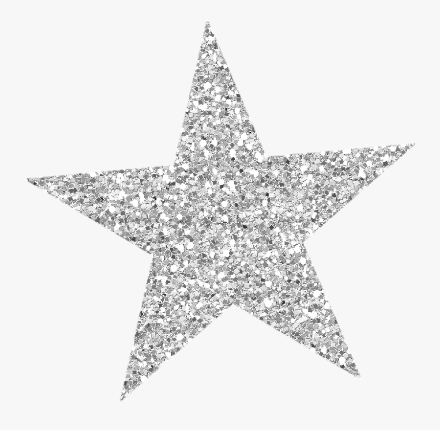 Silver Clip Art Others - Silver Glitter Star Clipart, Transparent Clipart