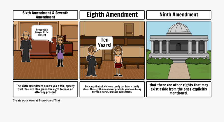 Clip Art Cartoon Law Text Transparent - Ninth Amendment Clipart, Transparent Clipart