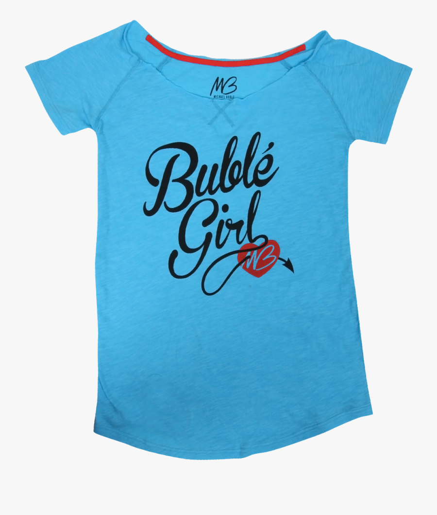 Michael Buble Girl Shirt, Transparent Clipart