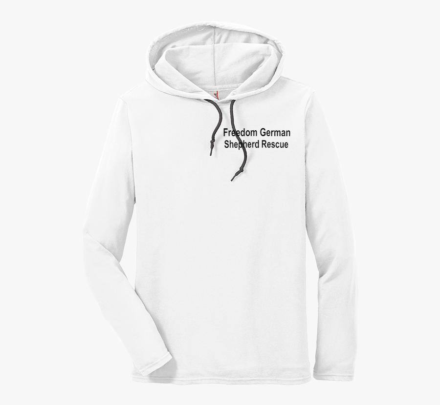 887l Anvil Women's Lightweight Long Sleeve Hooded Tee, Transparent Clipart