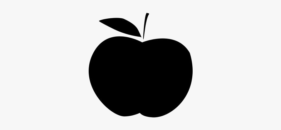 Apple Silhouette Png, Transparent Clipart
