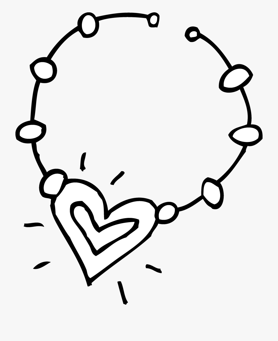 Necklace Clip Art Com Vector Online Royalty Clipart - Necklace Black And White, Transparent Clipart