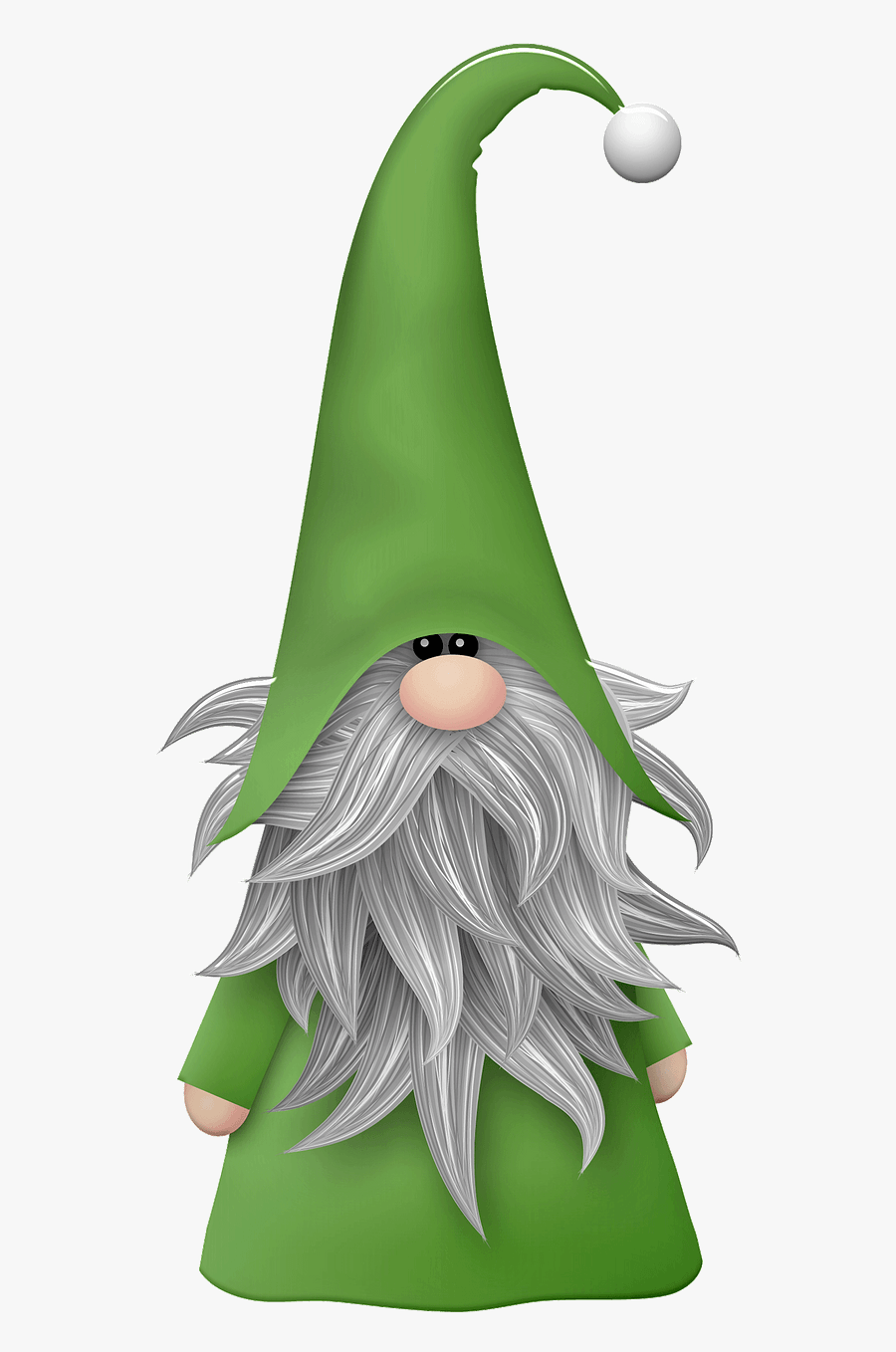 Christmas Gnome Clipart, Transparent Clipart