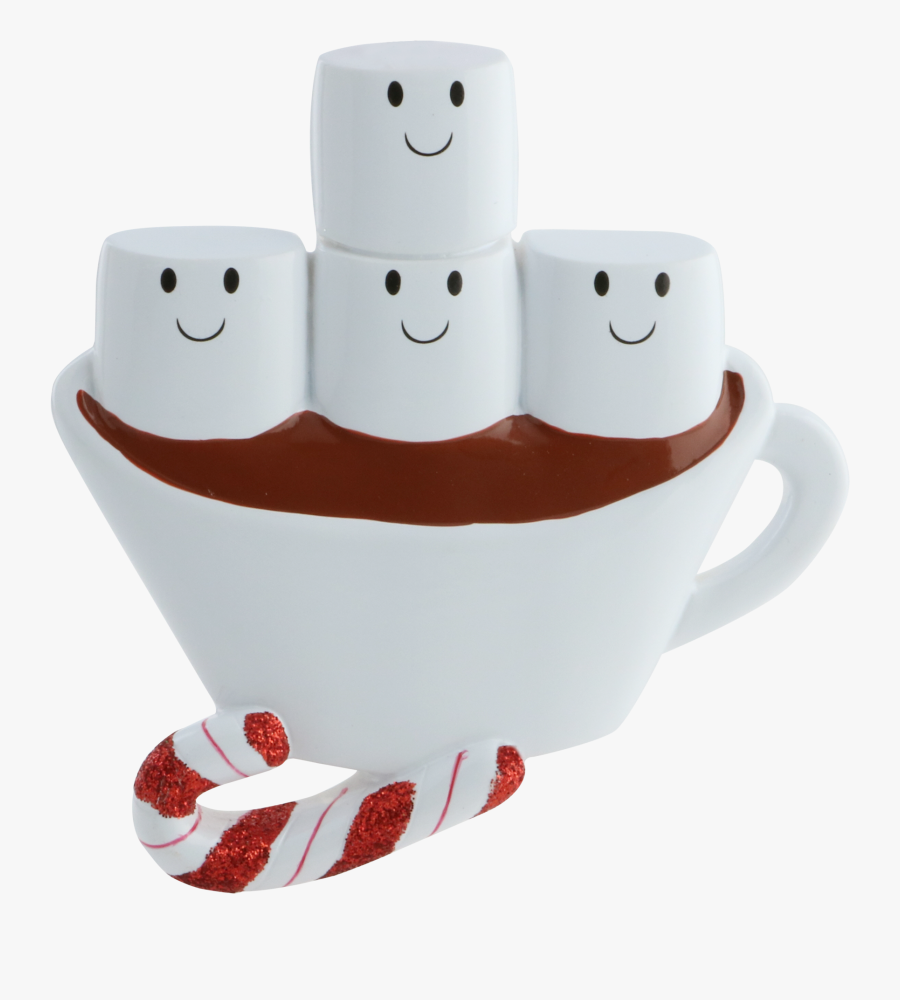 Personalized Marshmallow Family Hot Cocoa Mug Christmas - Stuffed Toy, Transparent Clipart