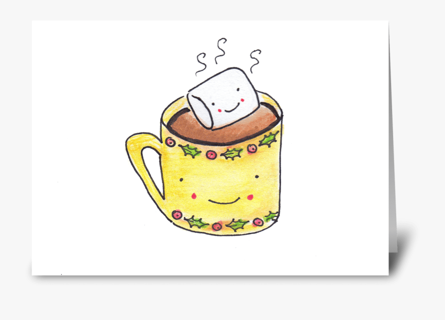 Cocoa & Mallow Greeting Card - Cartoon, Transparent Clipart