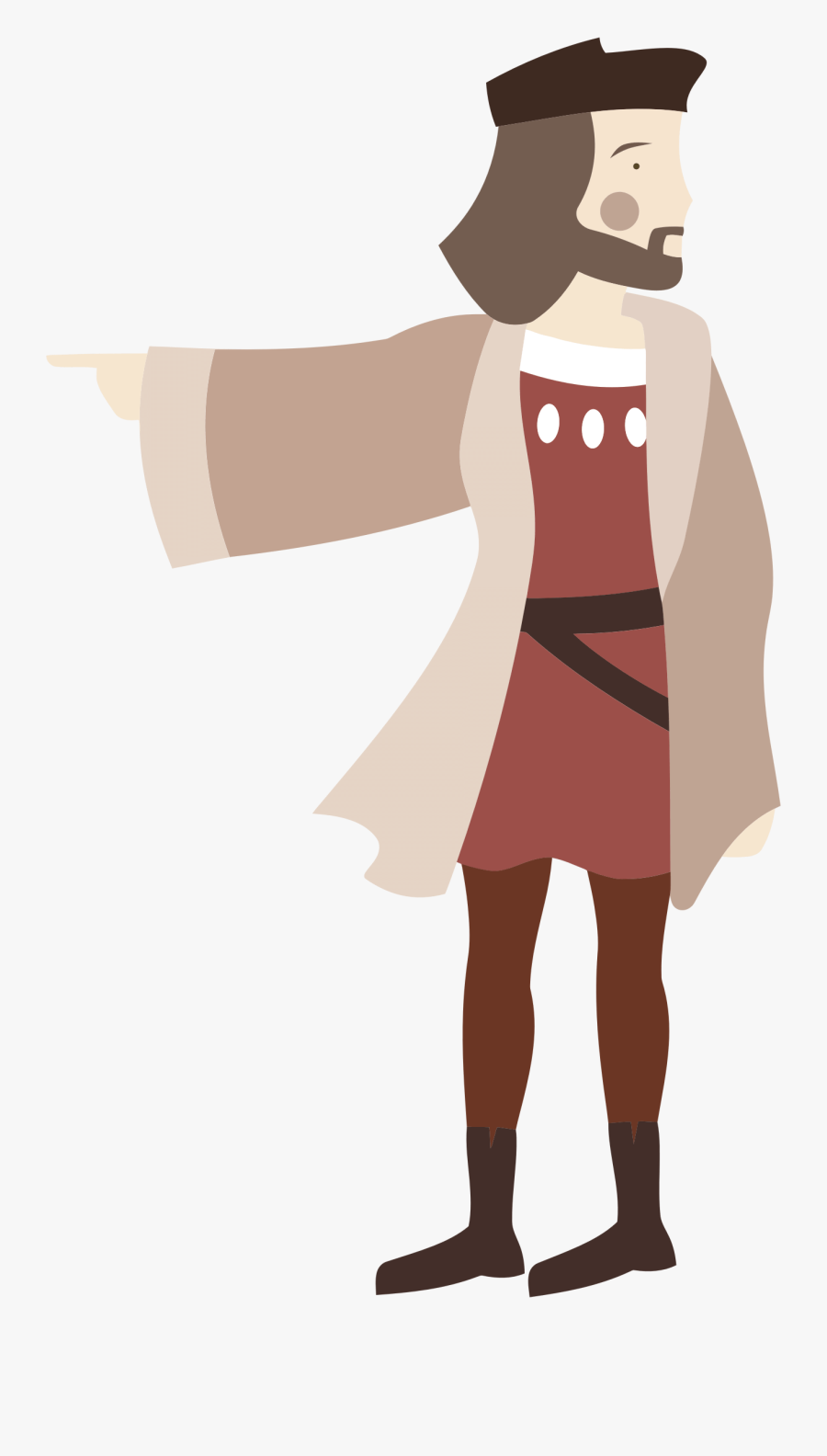 Clipart - Christopher Columbus Png, Transparent Clipart