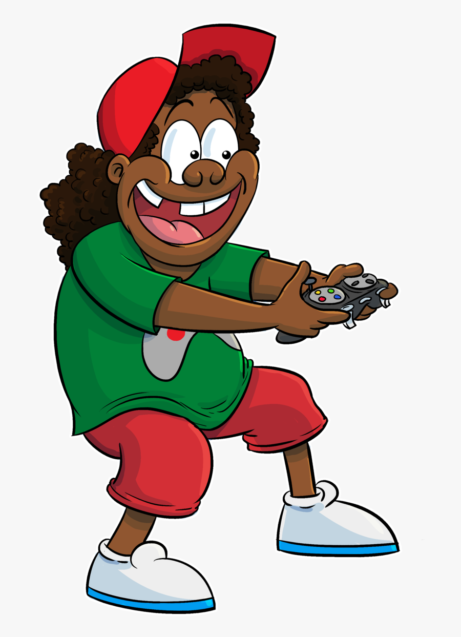 Gamer Girl - Gaming Computer Cartoon Png, Transparent Clipart