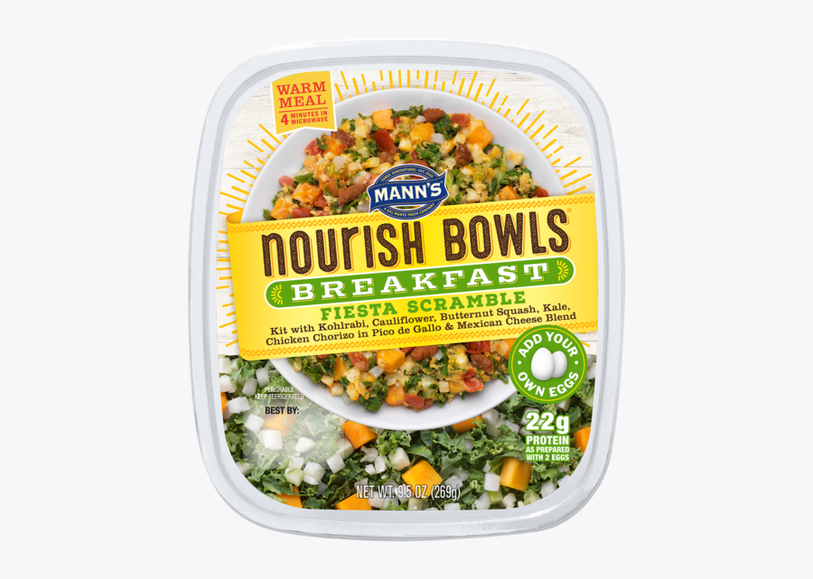 Mann's Breakfast Nourish Bowls, Transparent Clipart