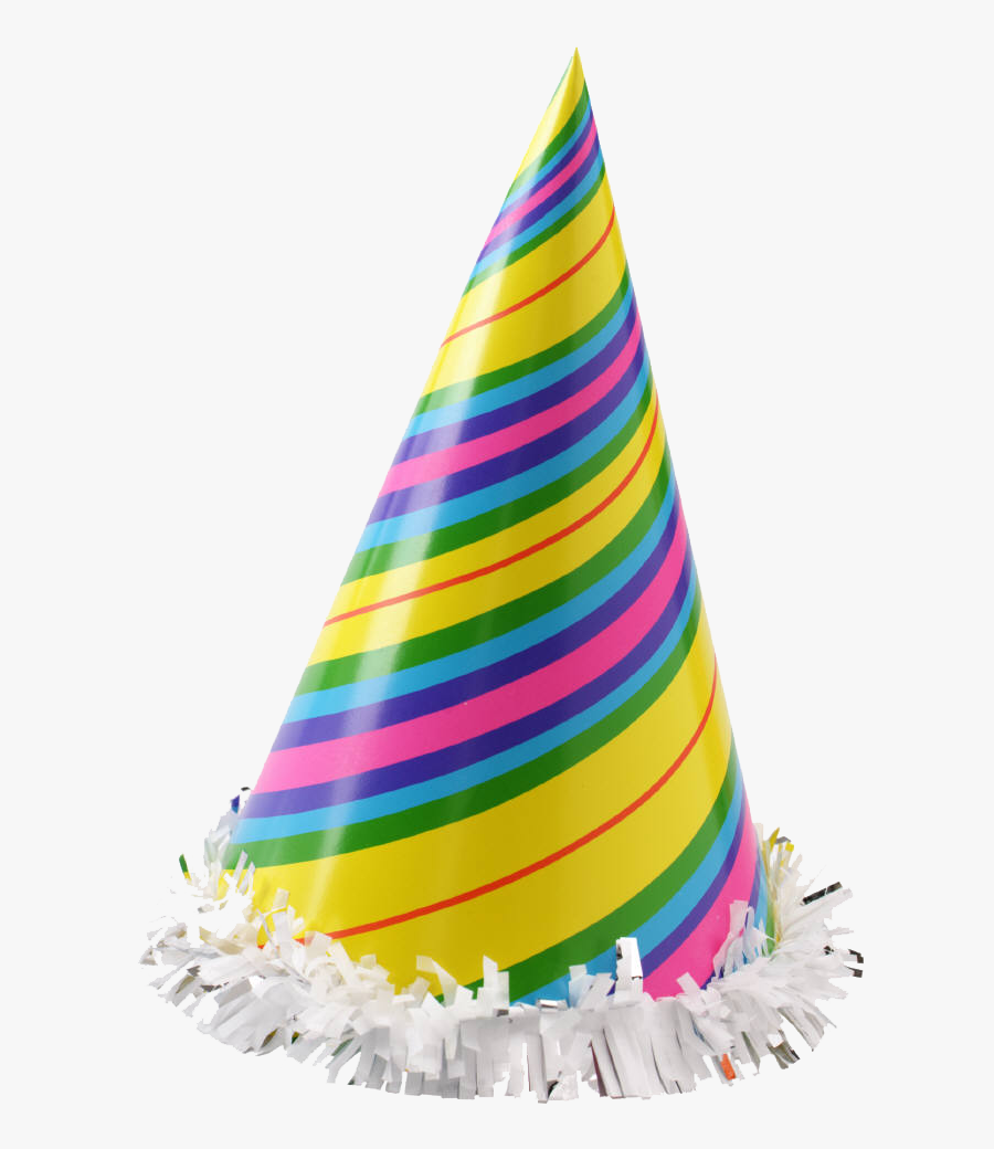 Party Hat Clip Art - Transparent Background Birthday Cap Png, Transparent Clipart