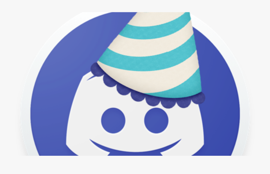 Transparent New Years Party Hat Png - Discord Anniversary, Transparent Clipart