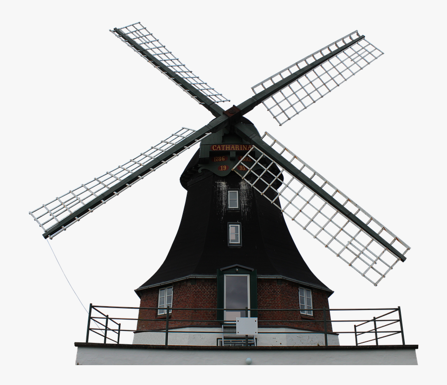 Transparent Dutch Windmill Clipart - Windmill Png, Transparent Clipart