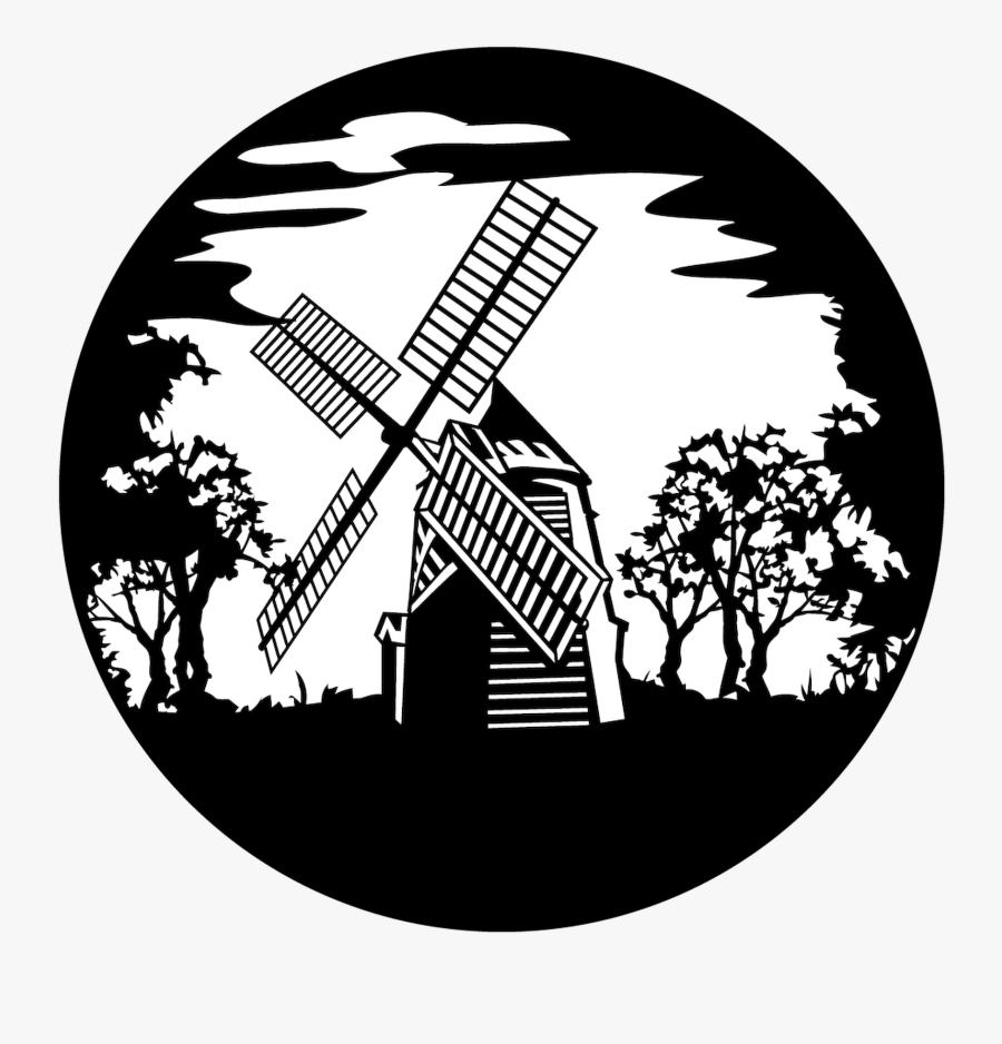Windmill Dutch - Windmill, Transparent Clipart