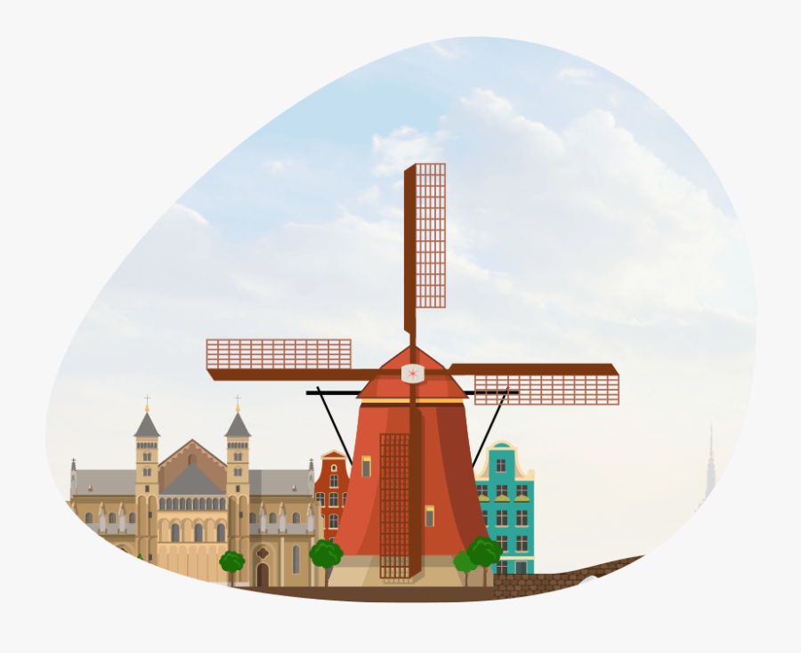 Illustration Netherlands Cartoon, Transparent Clipart