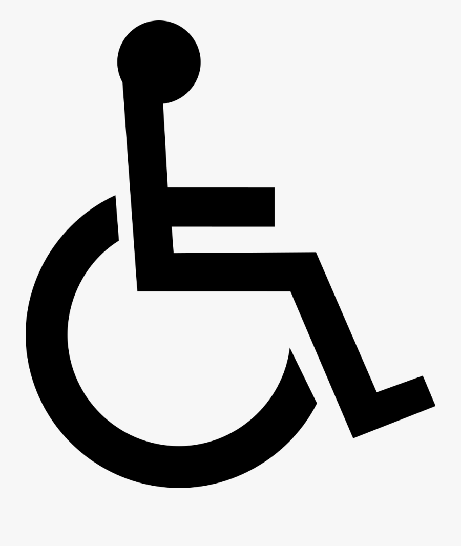 Wheelchair Symbol - Handicap Symbol Png, Transparent Clipart
