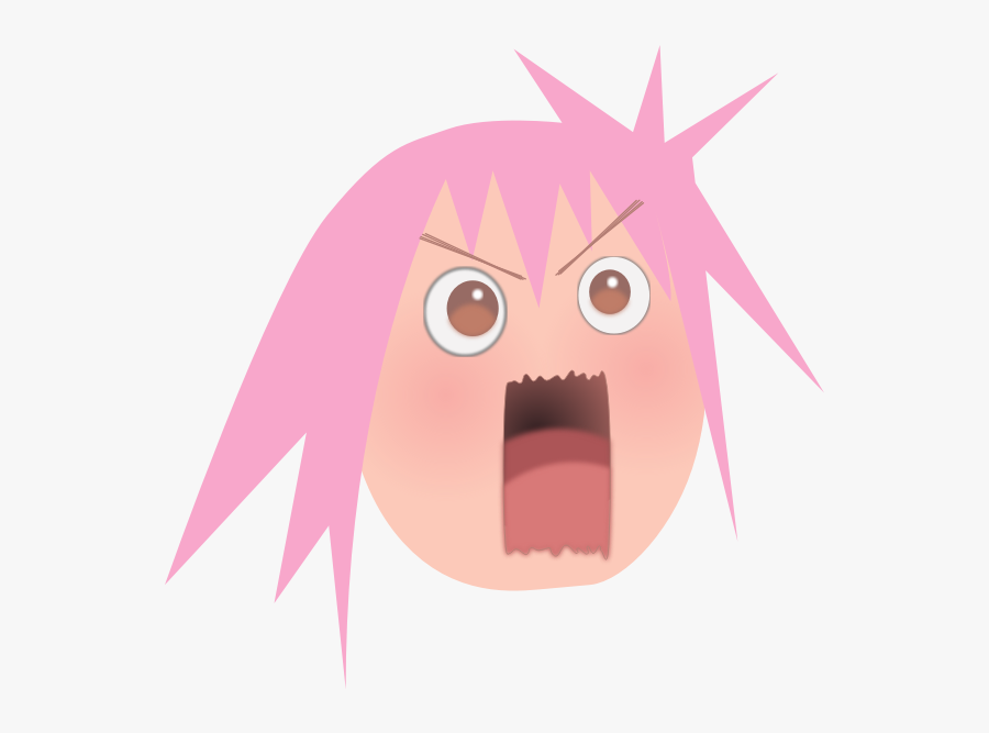 Upset Young Girl - Clip Art, Transparent Clipart