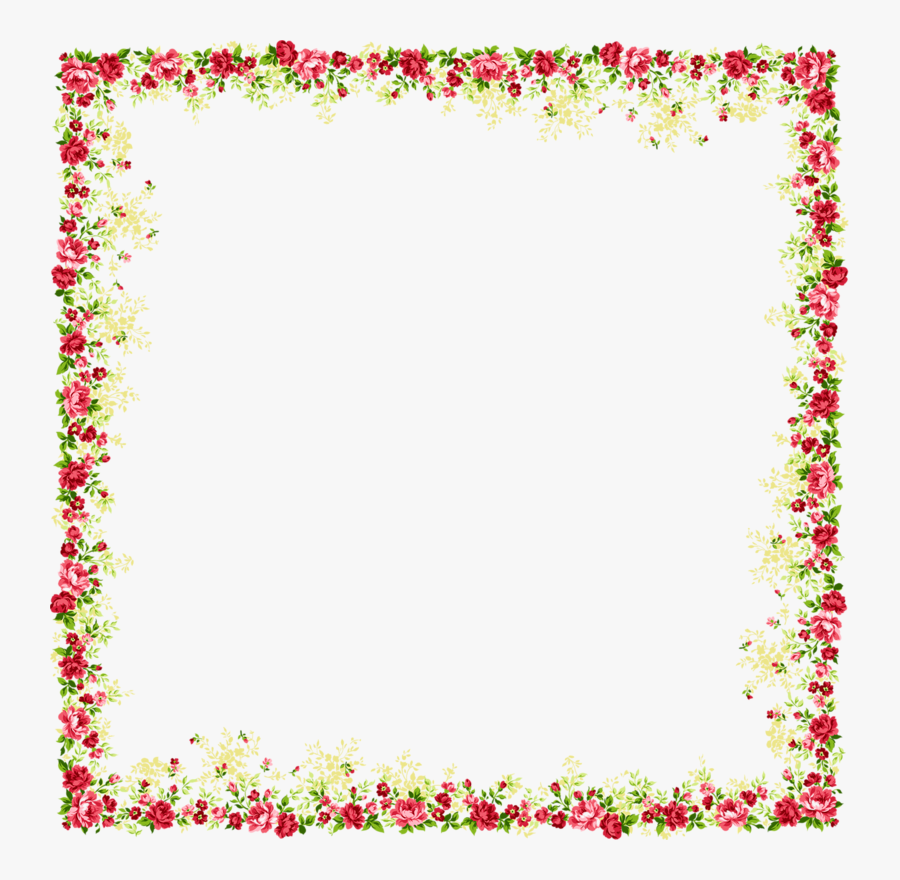 Best Page Border Design Flower, Transparent Clipart