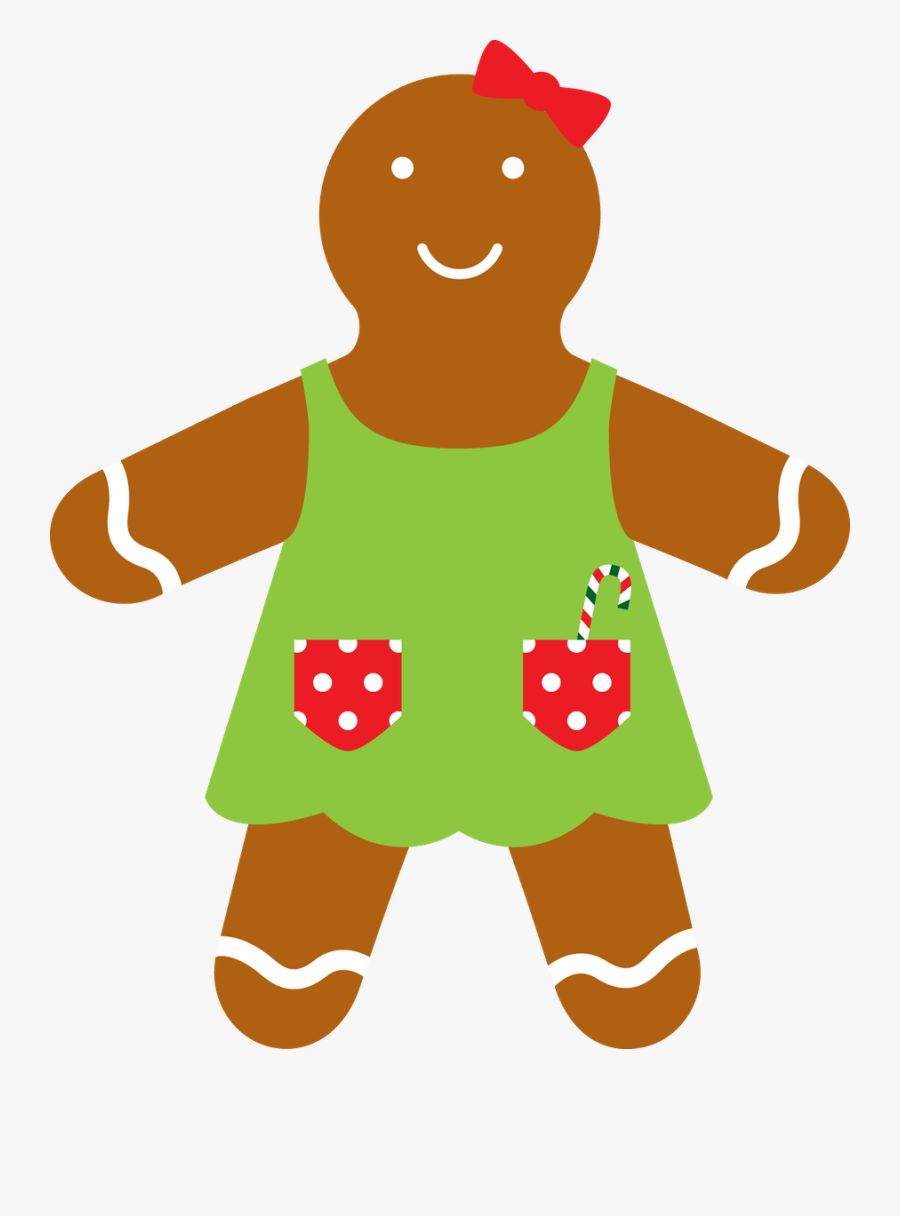 Cooking Clipart Man - Gingerbread Girl A Baby, Transparent Clipart