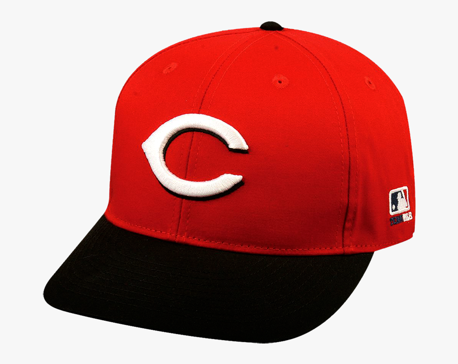 Black-red - Cincinnati Reds Hat, Transparent Clipart