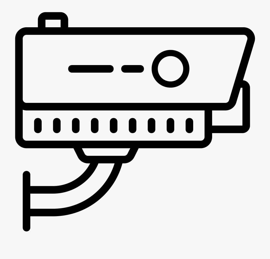 Wall Mount Camera Icon - Clip Art, Transparent Clipart