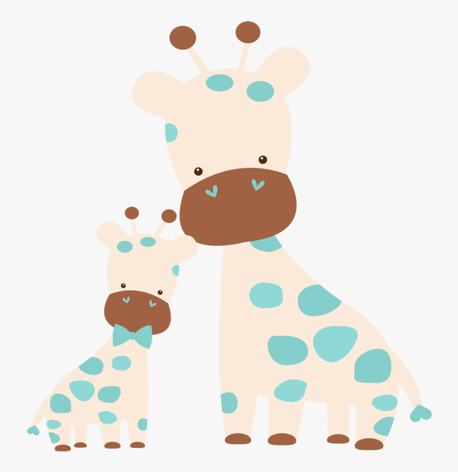 Baby Animal Clipart Frame - Giraffe, Transparent Clipart