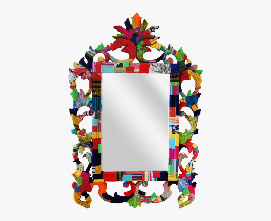 Mirror Clipart Square Mirror - Bright Colored Image For Colorful Mirror, Transparent Clipart