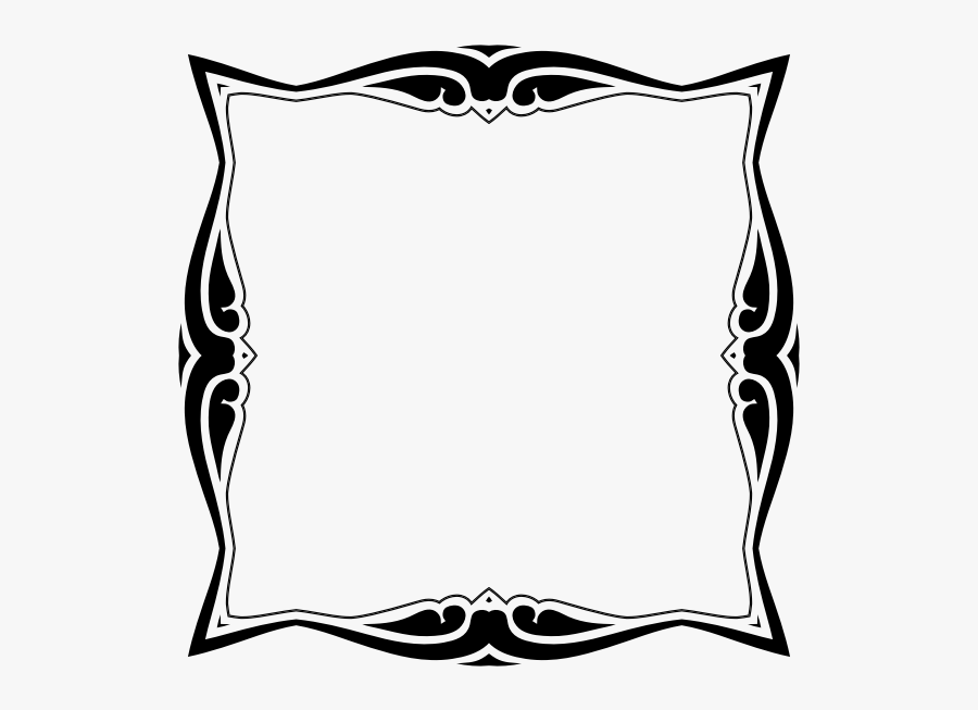 Mirror Frame Silhouette - Mirror Clipart Black And White, Transparent Clipart