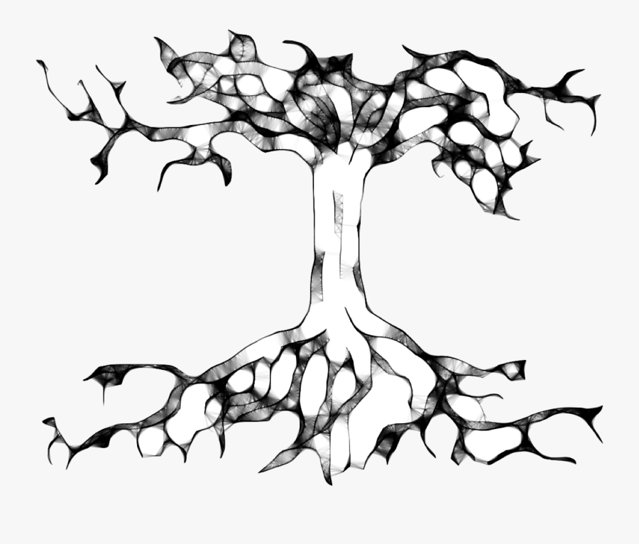Tree Drawing, Transparent Clipart
