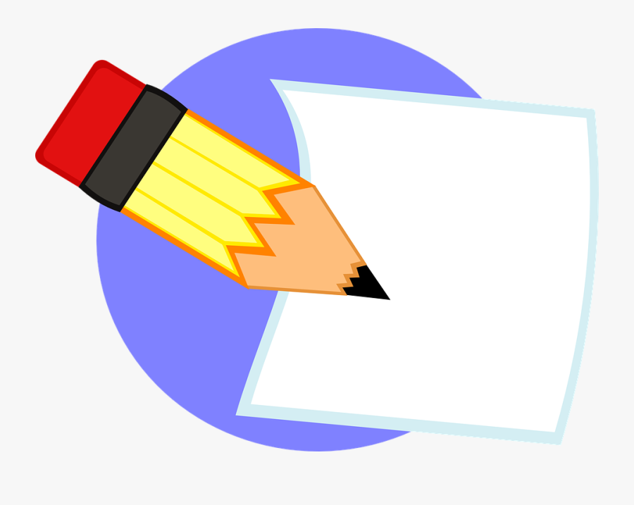 Pencil And Paper Clipart, Transparent Clipart
