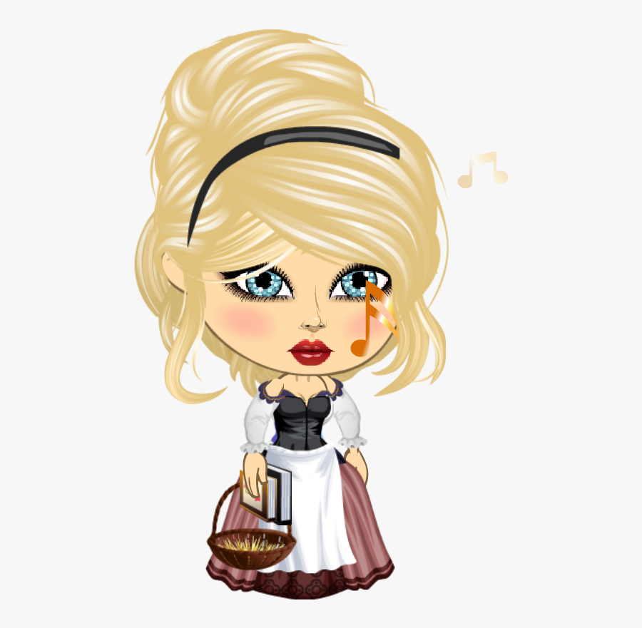 This Provincial Gal Must Spend Her Time Reading And - Cartoon, Transparent Clipart