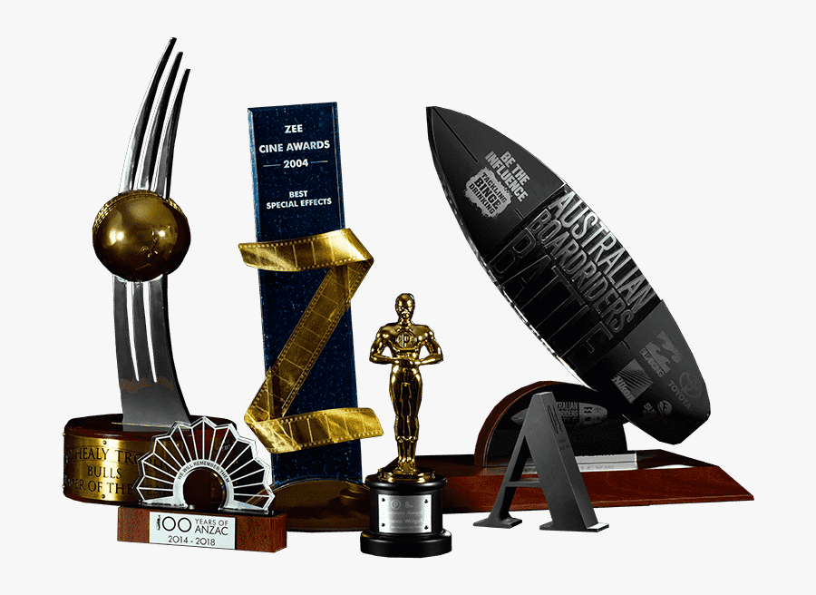 Transparent Oscar Trophy Clipart - Zee Cine Awards Trophy, Transparent Clipart