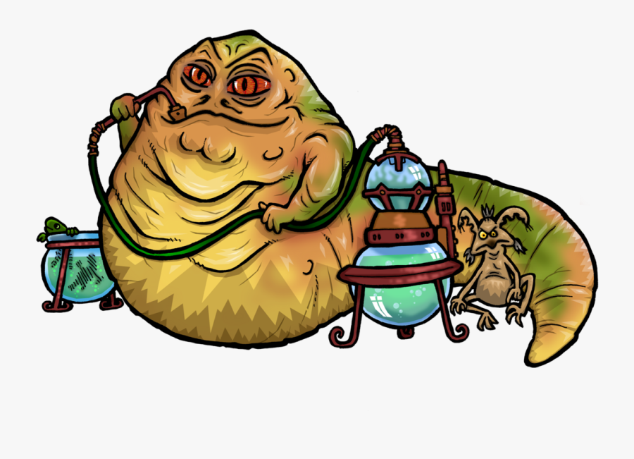 Hut Clipart Jabba - Draw Jobba The Hut, Transparent Clipart