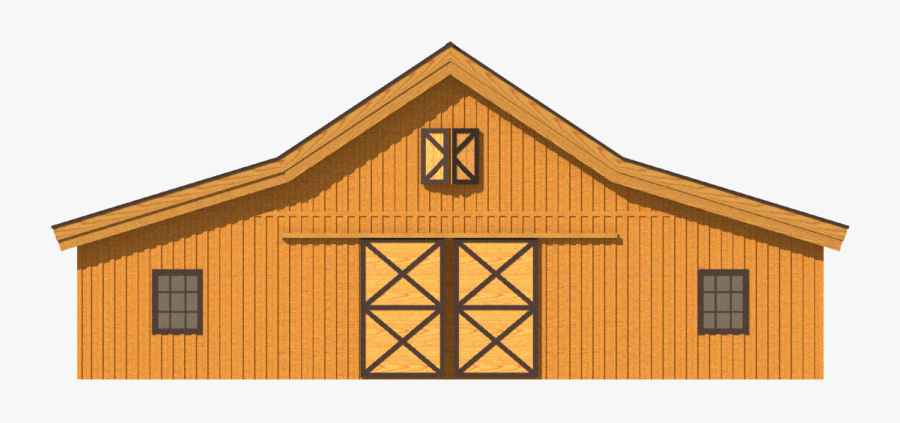 Kit Styles Legacy Post - Broken Gable Barn, Transparent Clipart