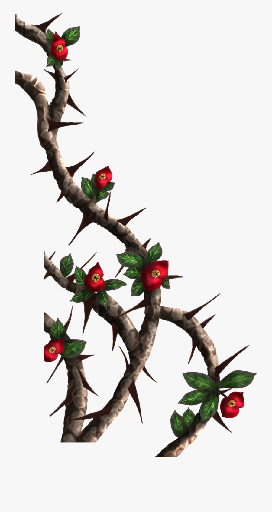 Nails And Crown Of Thorns Clipart Picture Library Library - Rose Thorns Png, Transparent Clipart