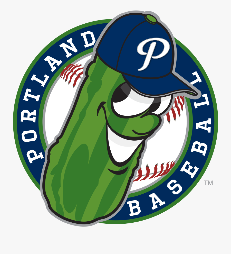 Transparent Pickle Clipart Free - Portland Pickles Baseball, Transparent Clipart