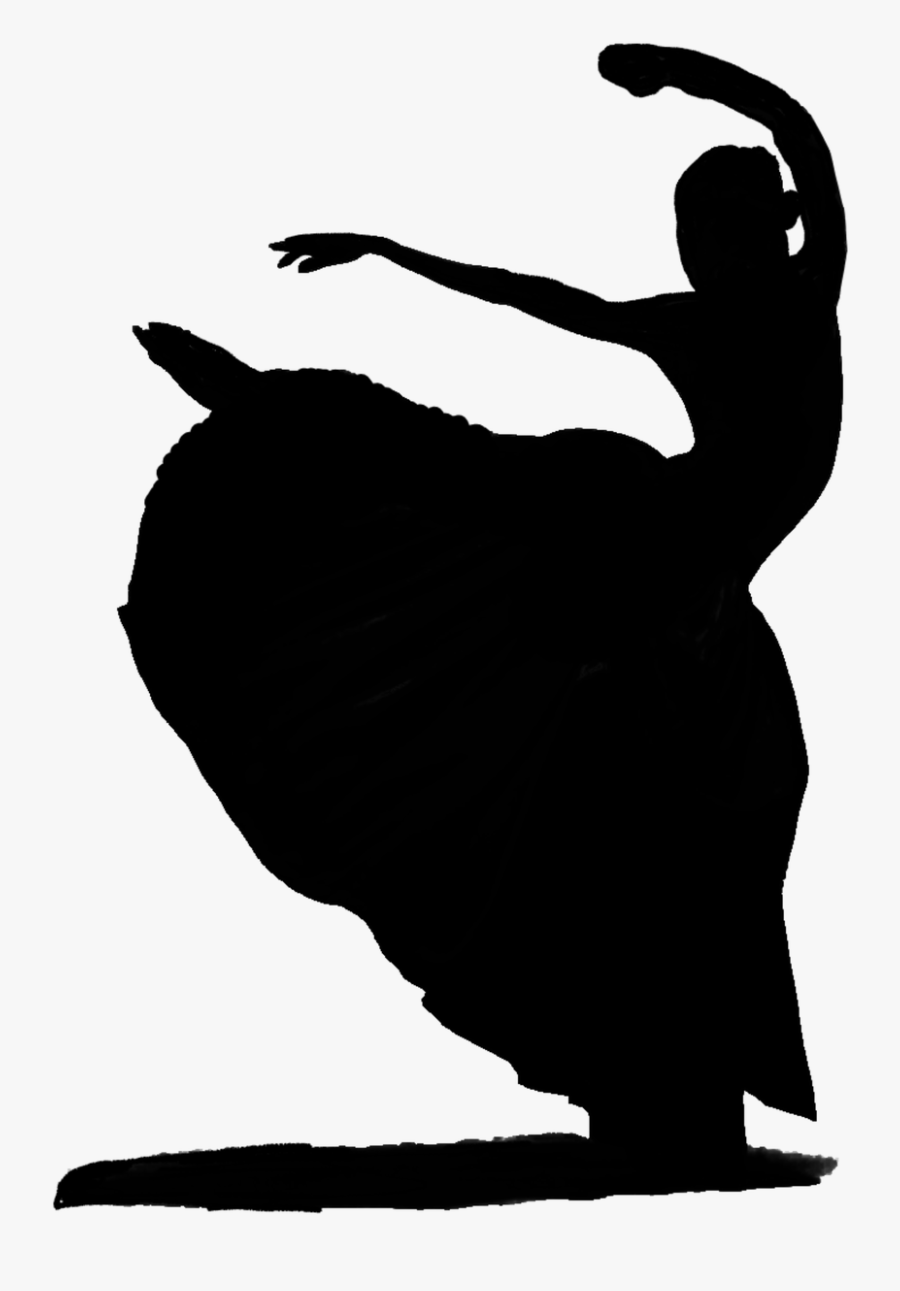 Girl Woman Dress Free Photo - Dancing Woman With Dress Silhouette, Transparent Clipart
