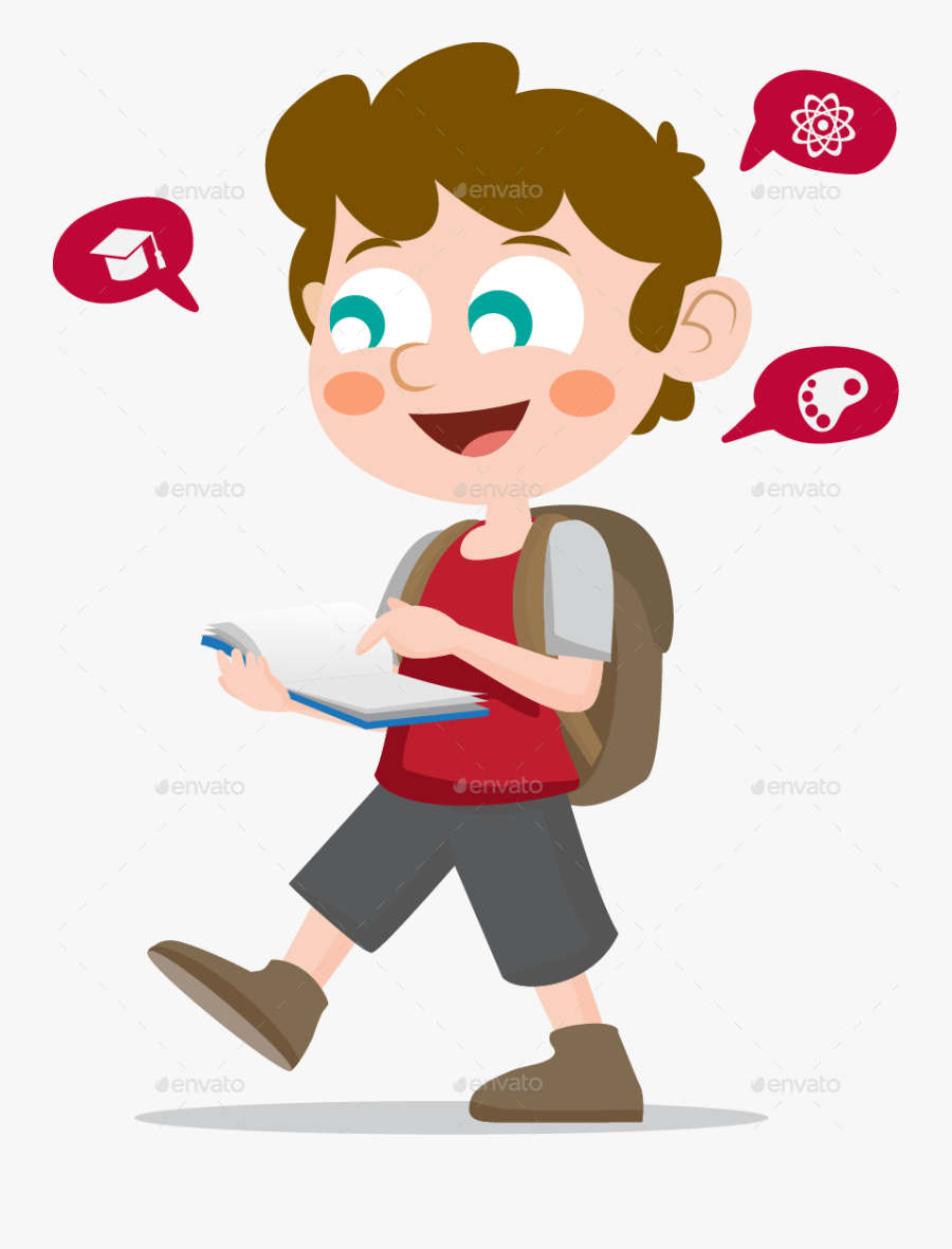 School Boy Png Png Clipart , Png Download - Cartoon School Boy Png, Transparent Clipart