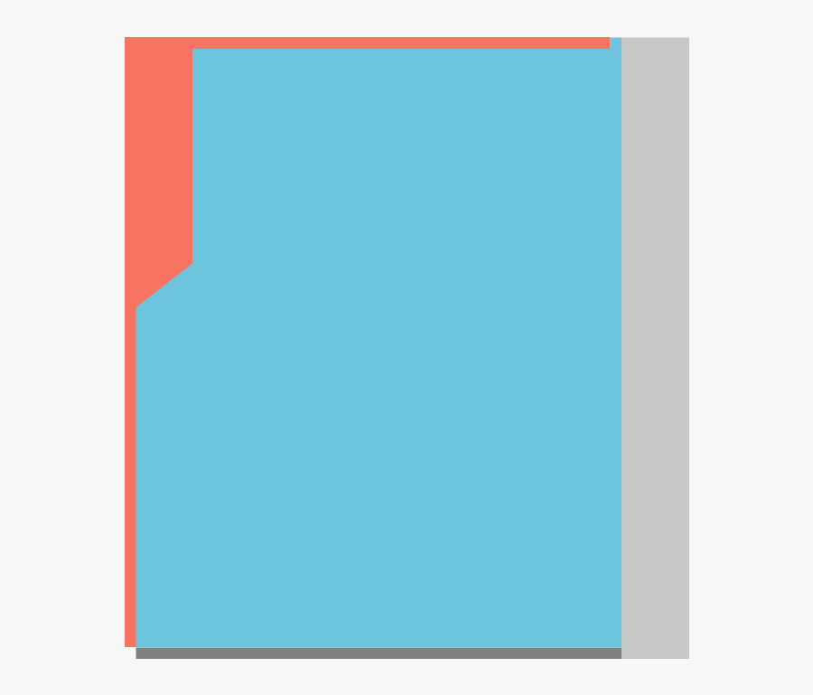 Folder - Paper Folder Vector, Transparent Clipart