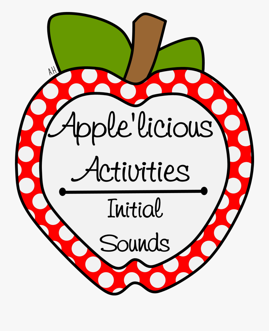 Apple"licious Activieis L Initial Sounds - Student Teaching Binder Cover, Transparent Clipart