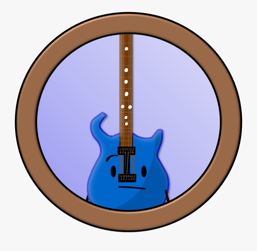 Guitar Clipart Blue Object - Inanimations Guitar, Transparent Clipart