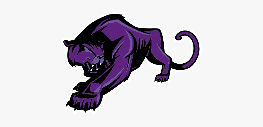 Black And Purple Jaguar Logo, Transparent Clipart