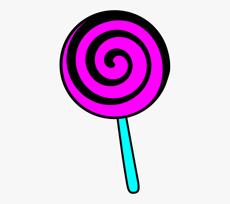 Clip Art Of Lollipop, Transparent Clipart